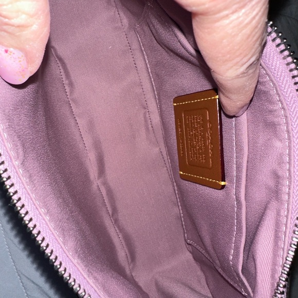 COACH Teri Signature Shoulder Bag/Crossbody (Purple) - Picture 10 of 12